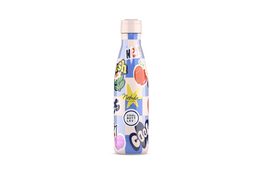 Botella de Acero inoxidable 500ml - Sticker Fever - NÉBULA- Coolbottles