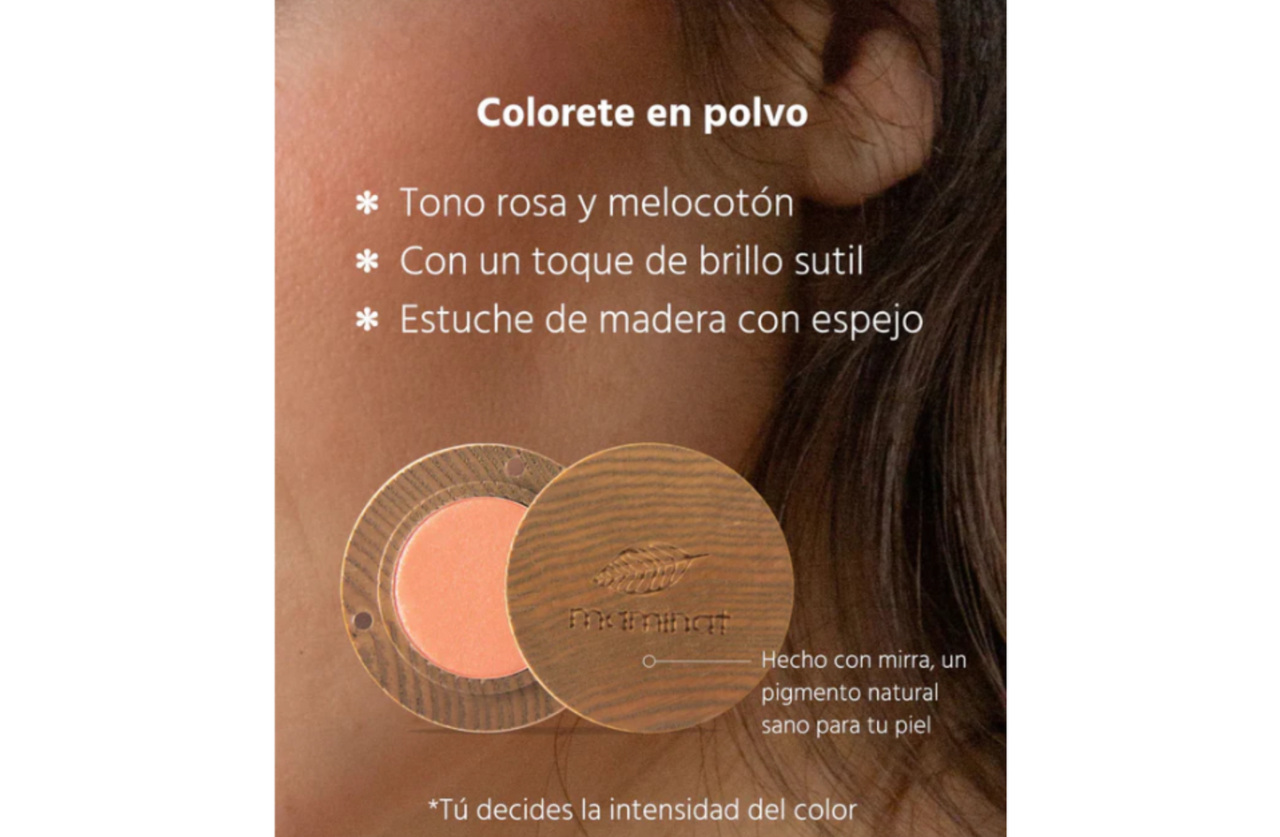 Colorete en polvo - Rosa - Maminat