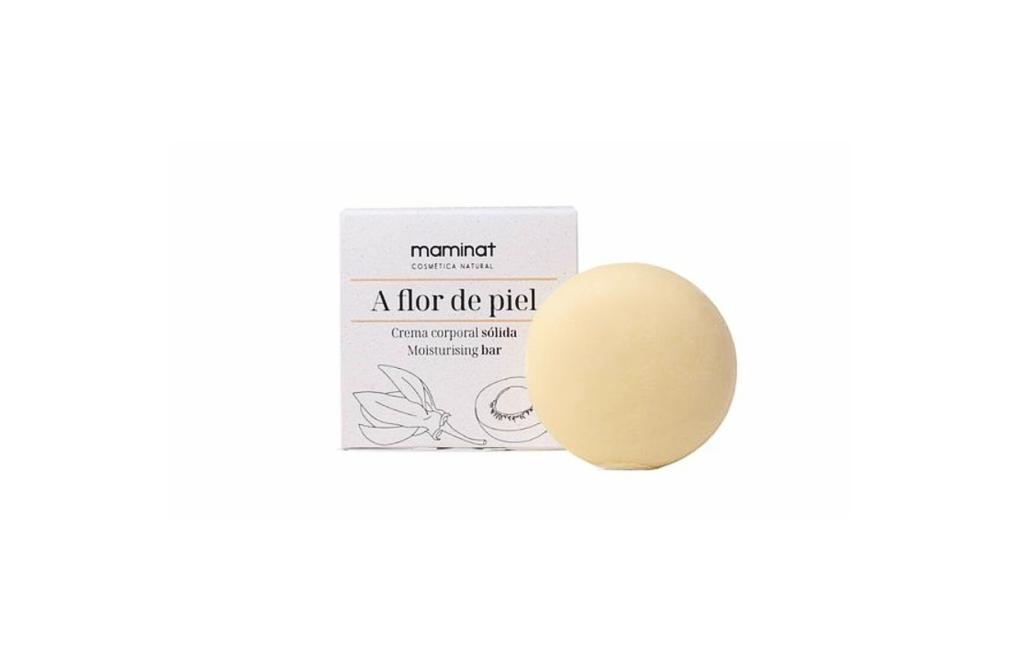 Crema corporal sólida - A flor de piel. Maminat