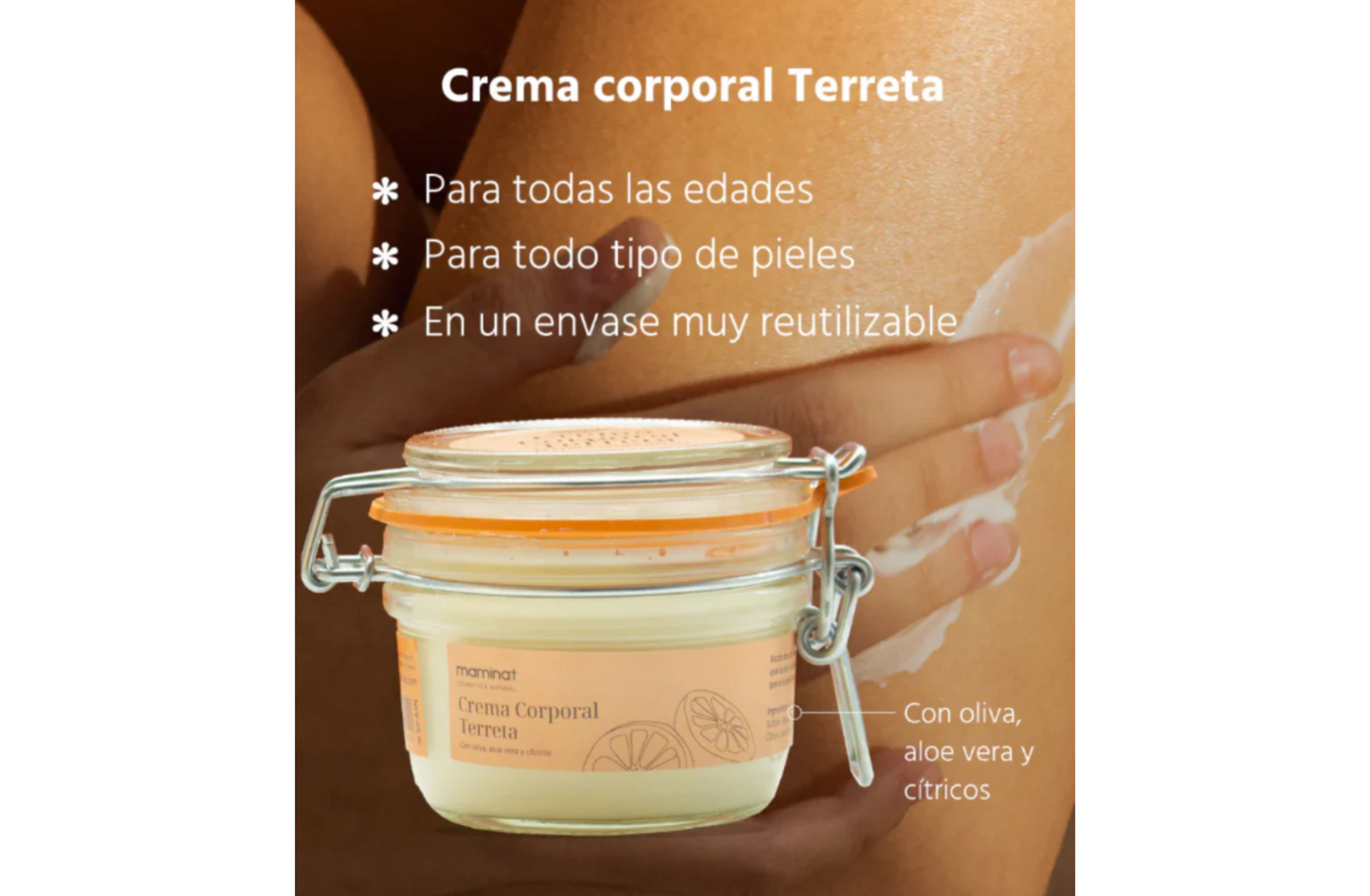 Crema Corporal Terreta. Maminat
