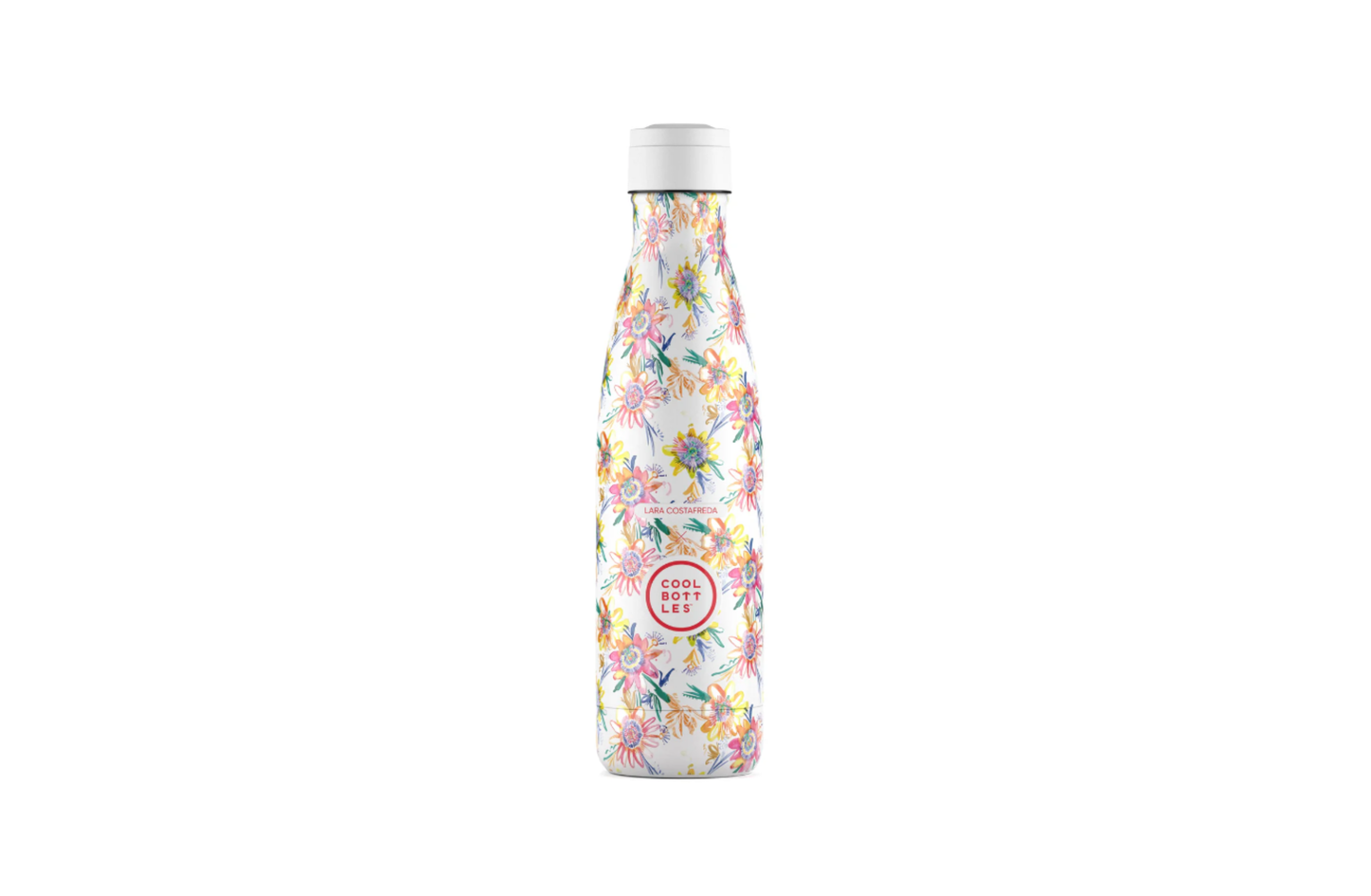 Botella de Acero Inoxidable 500ml SECRET BLOSSOMS - LARA COSTAFREDA. Coolbottles