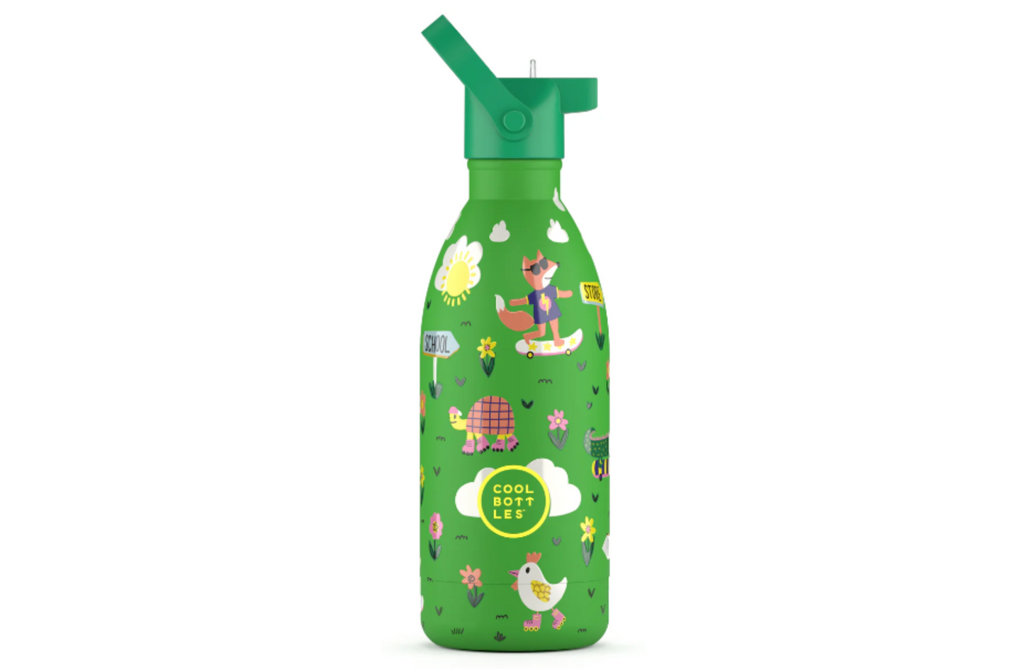 Botella Acero Inoxidable Kids 500ml -Rolling Skaters- Coolbottles