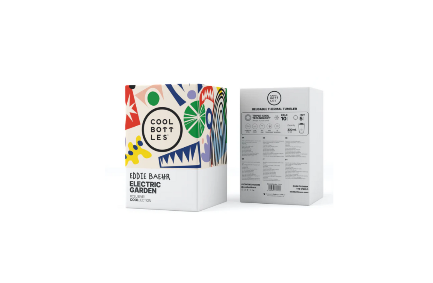 Vaso térmico 330 ml Tumblers - ELECTRIC GARDEN - EDDIE BAEHR - Coolbottles
