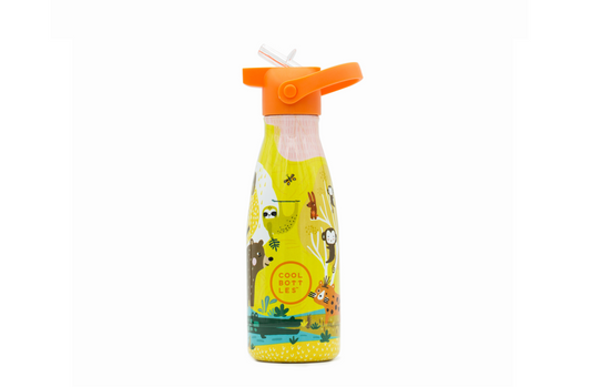 Botella acero inoxidable Kids 260 ml. Jungle Park- Coolbottles