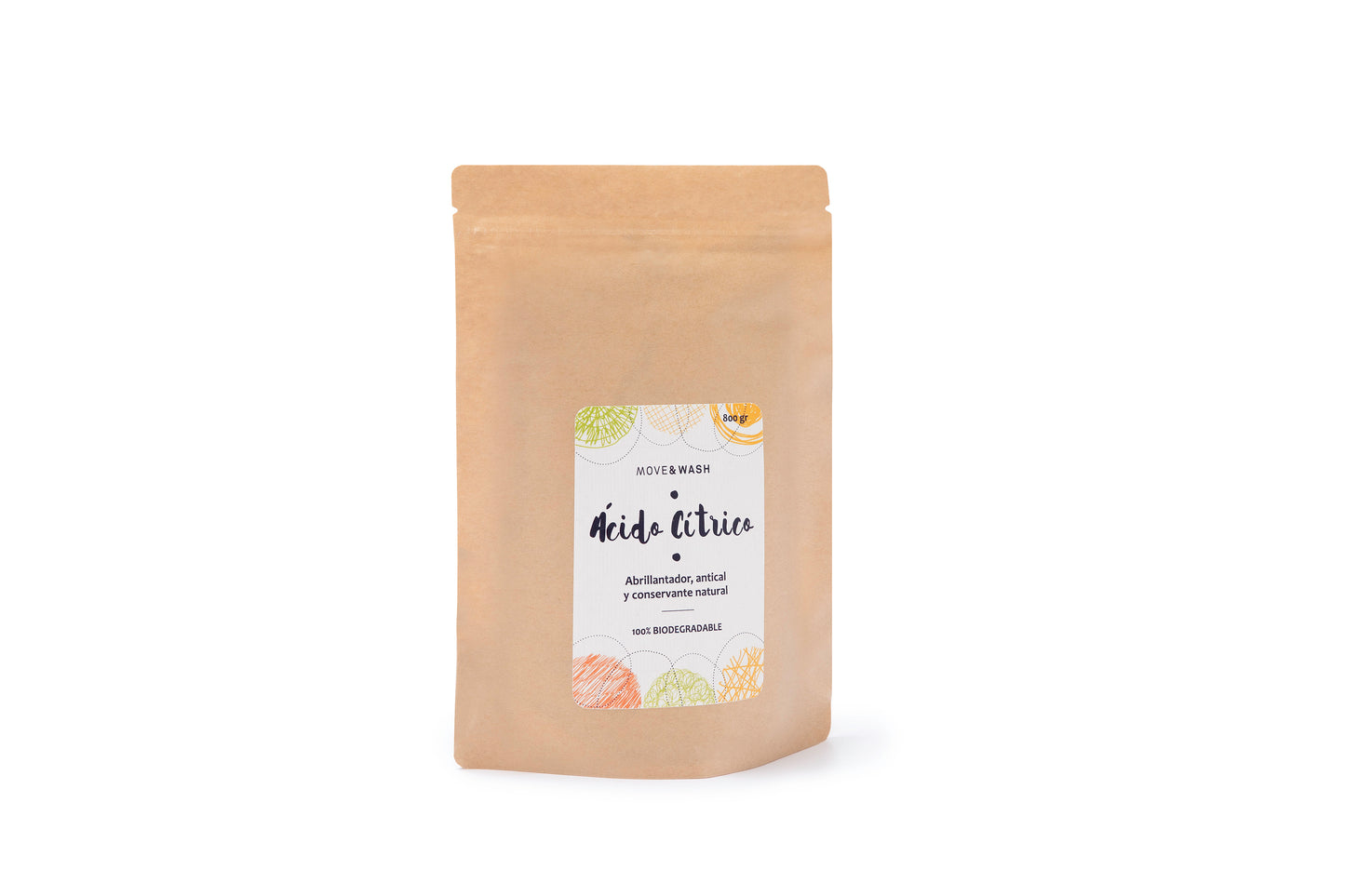 Ácido Cítrico 800gr. - Move and Wash
