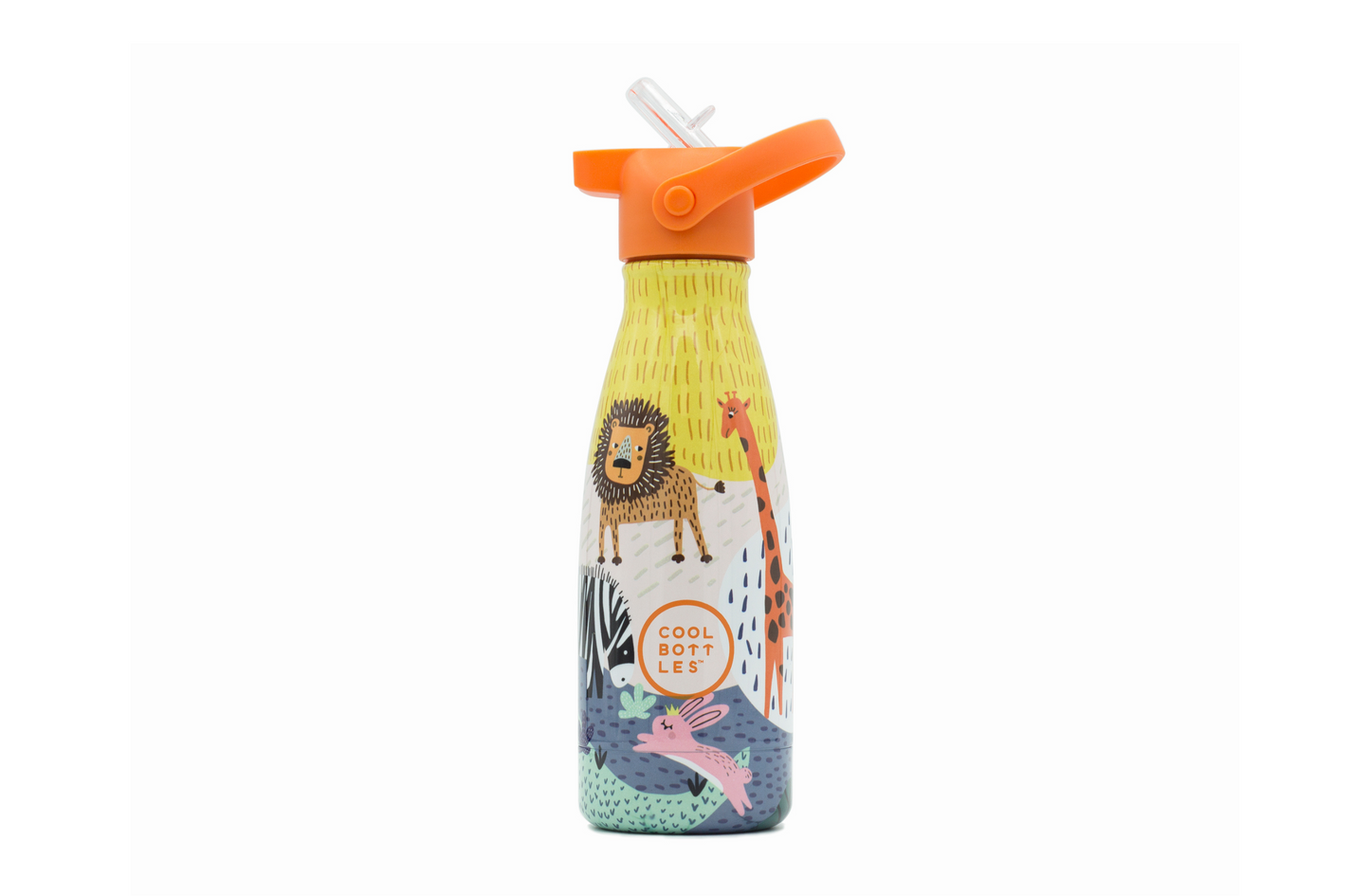Botella acero inoxidable Kids 260 ml. Savannah Kingdom- Coolbottles