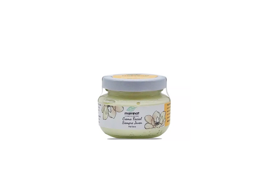 Crema Facial Hidratante -Siempre joven- Antiarrugas.  Piel Seca. Maminat