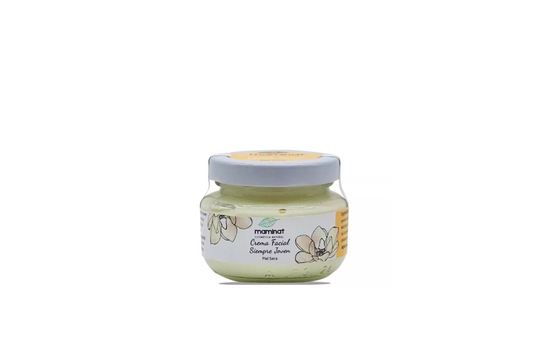 Crema Facial Hidratante -Siempre joven- Antiarrugas. Piel Seca. Maminat