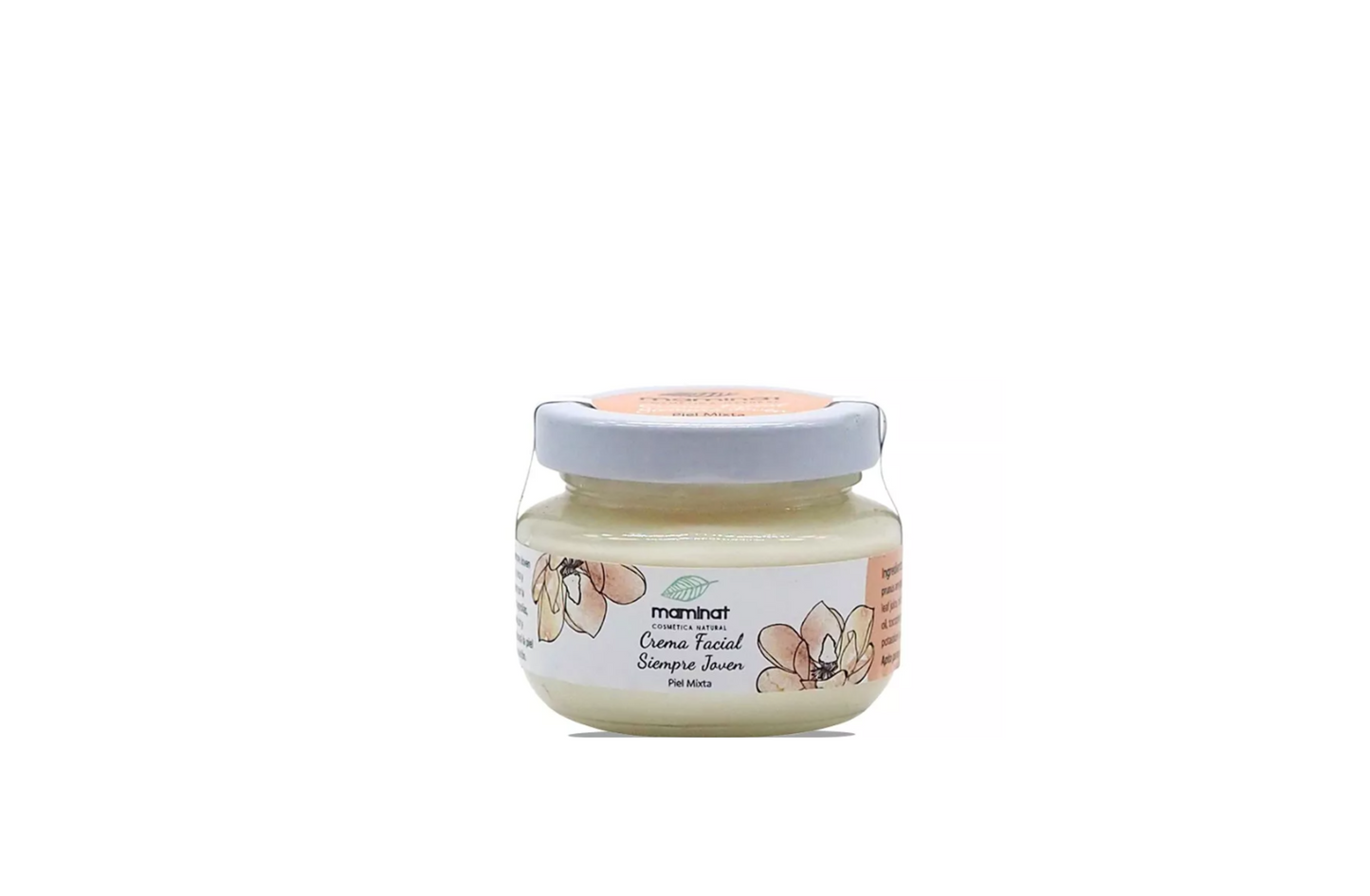 Crema Facial Hidratante -Siempre joven- Antiarrugas.  Piel Mixta. Maminat