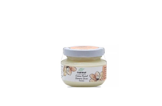 Crema Facial Hidratante -Siempre joven- Antiarrugas. Piel Mixta. Maminat