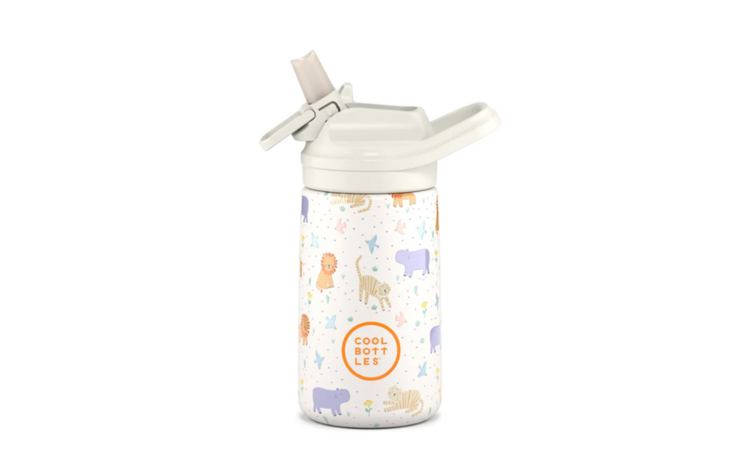 Botella Acero Inoxidable Kiddies 350ml -Roar Time - Coolbottles