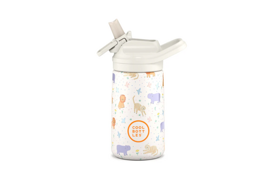 Botella Acero Inoxidable Kiddies 350ml -Roar Time - Coolbottles
