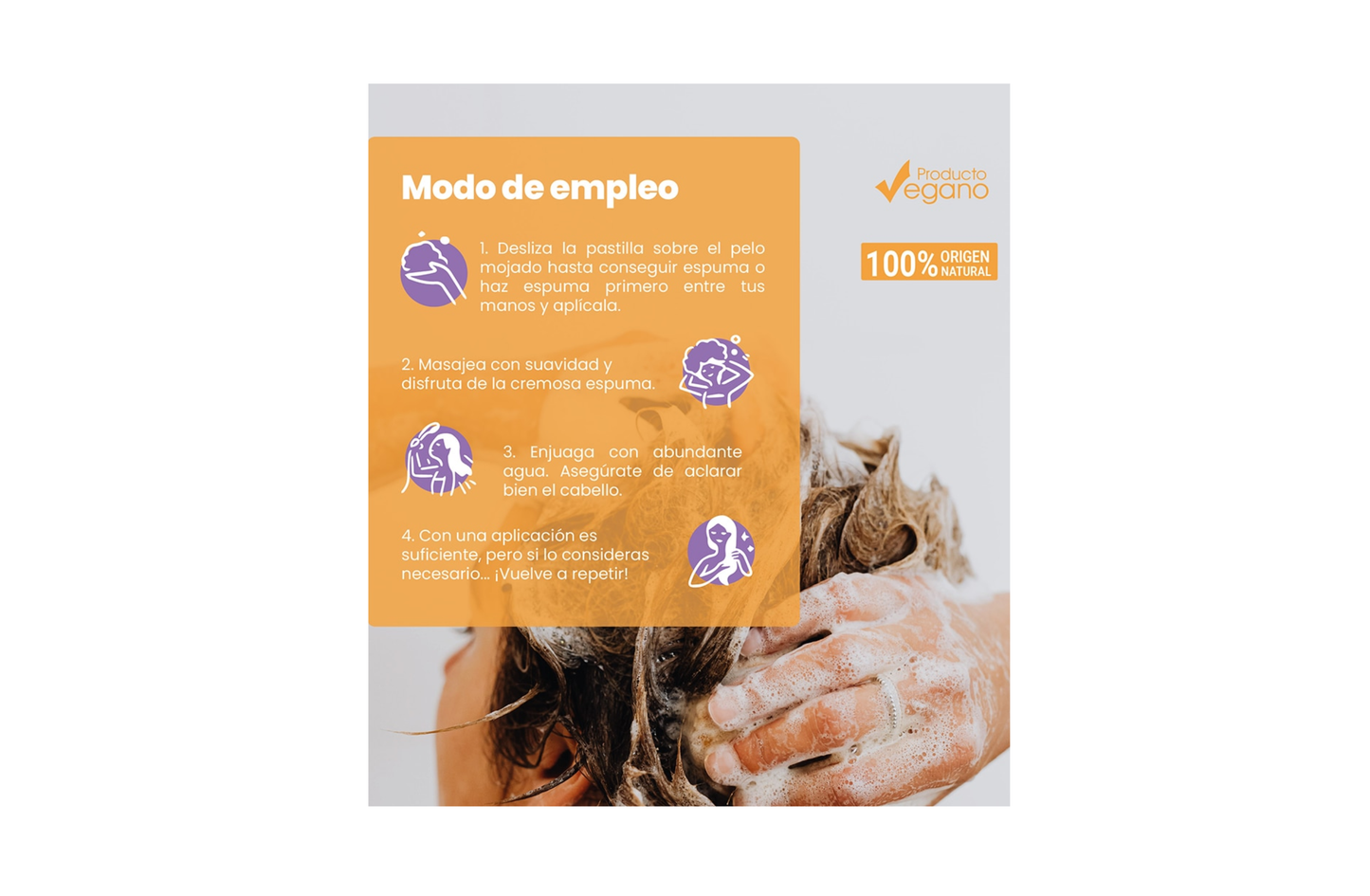 Champú sólido Uso Frecuente - Essabó