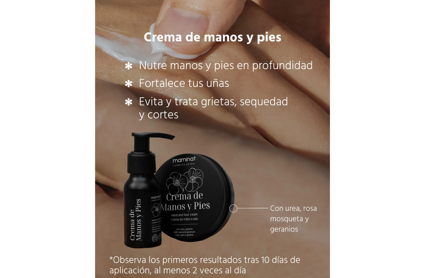 Crema de Manos y Pies Natural. Maminat