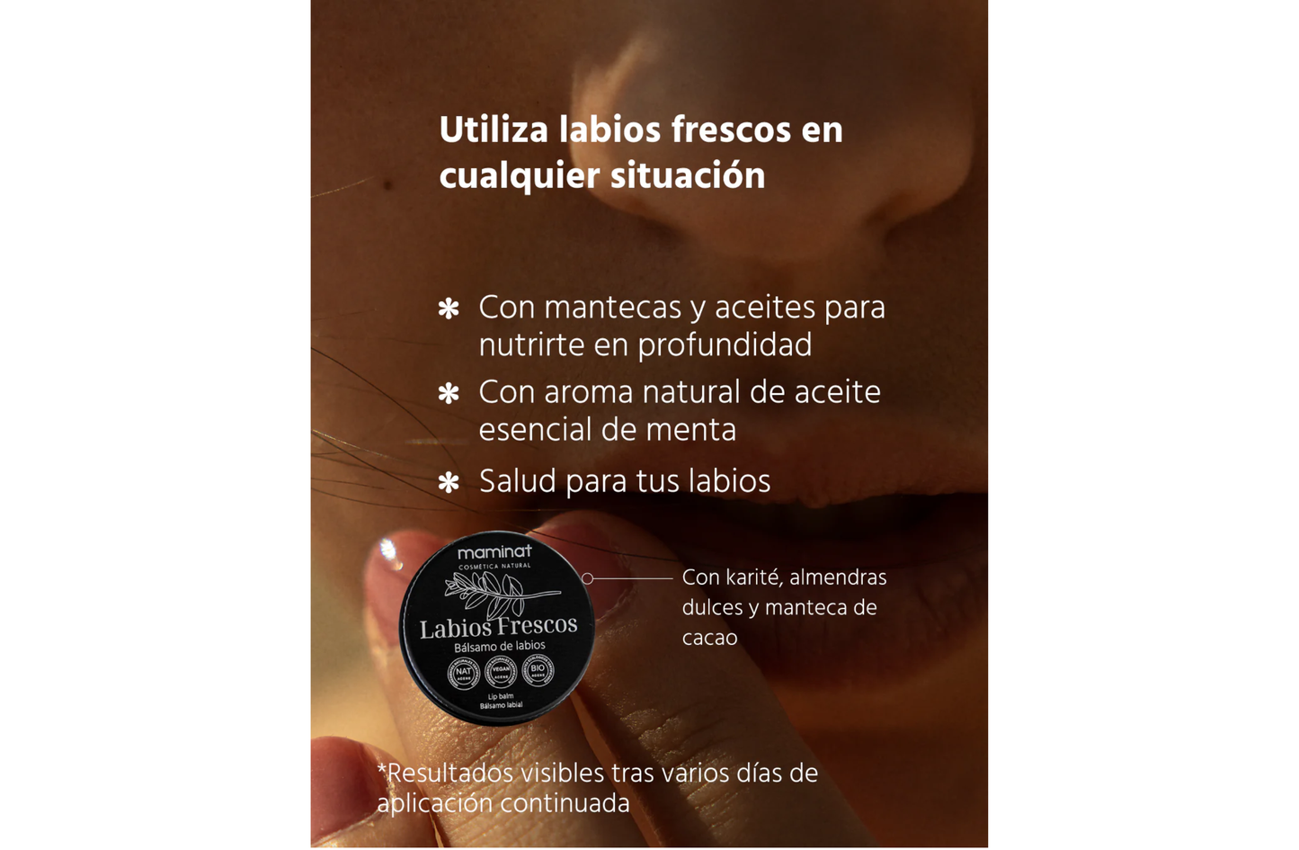 Bálsamo Labios Frescos. Maminat
