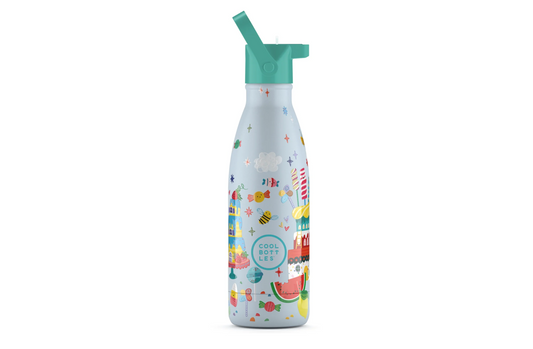 Botella Acero Inoxidable Kids 350ml -Candy Land- Coolbottles