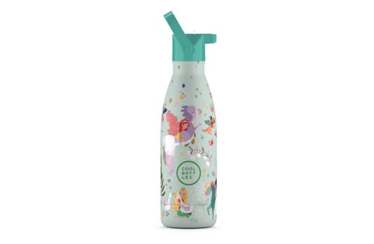 Botella Acero Inoxidable Kids 350ml -Princess Kingdom- Coolbottles