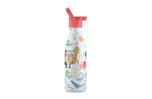 Botella Acero Inoxidable Kids 350ml -Brave Vikings - Coolbottles