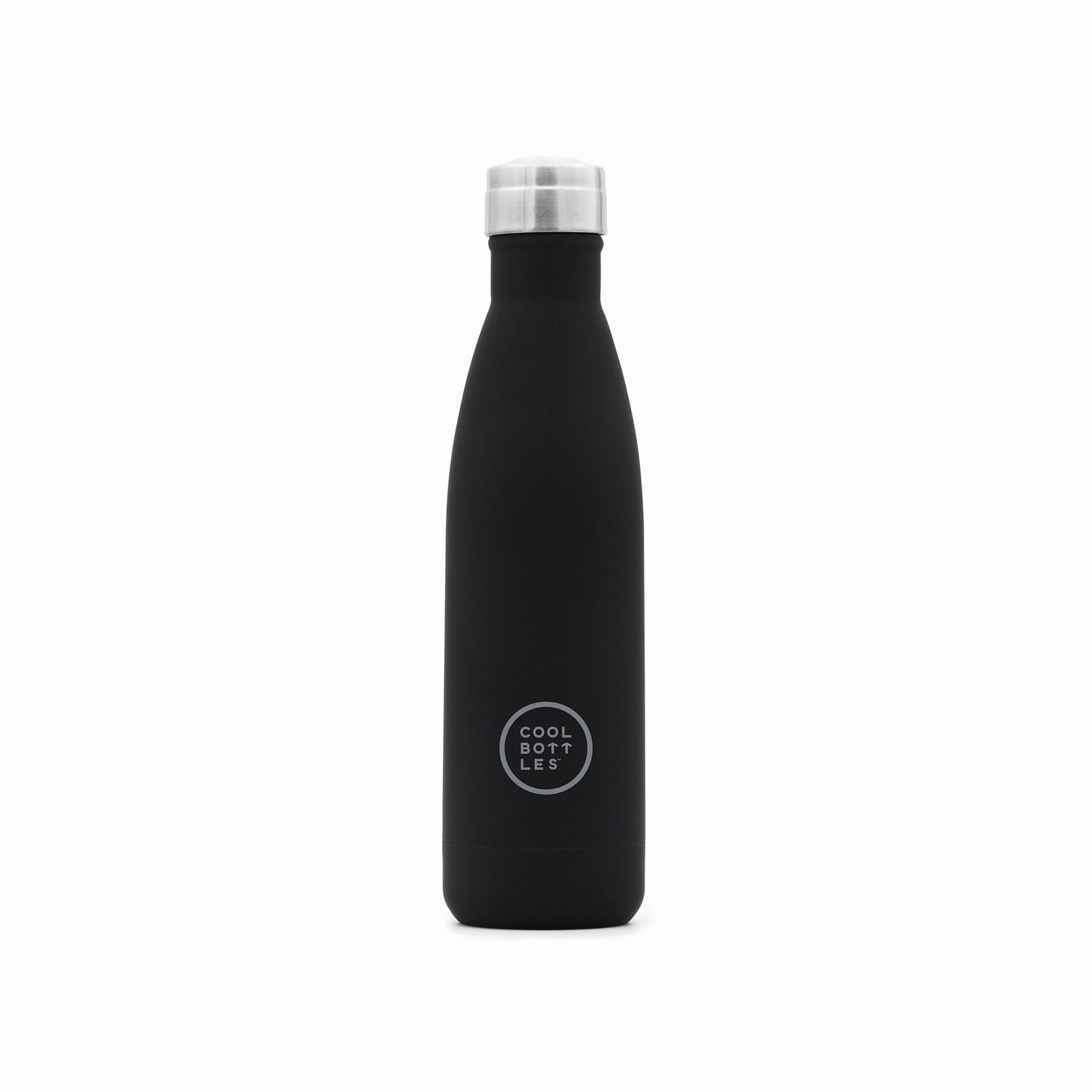 Botella de Acero Inoxidable 500ml Mono Black - Coolbottles