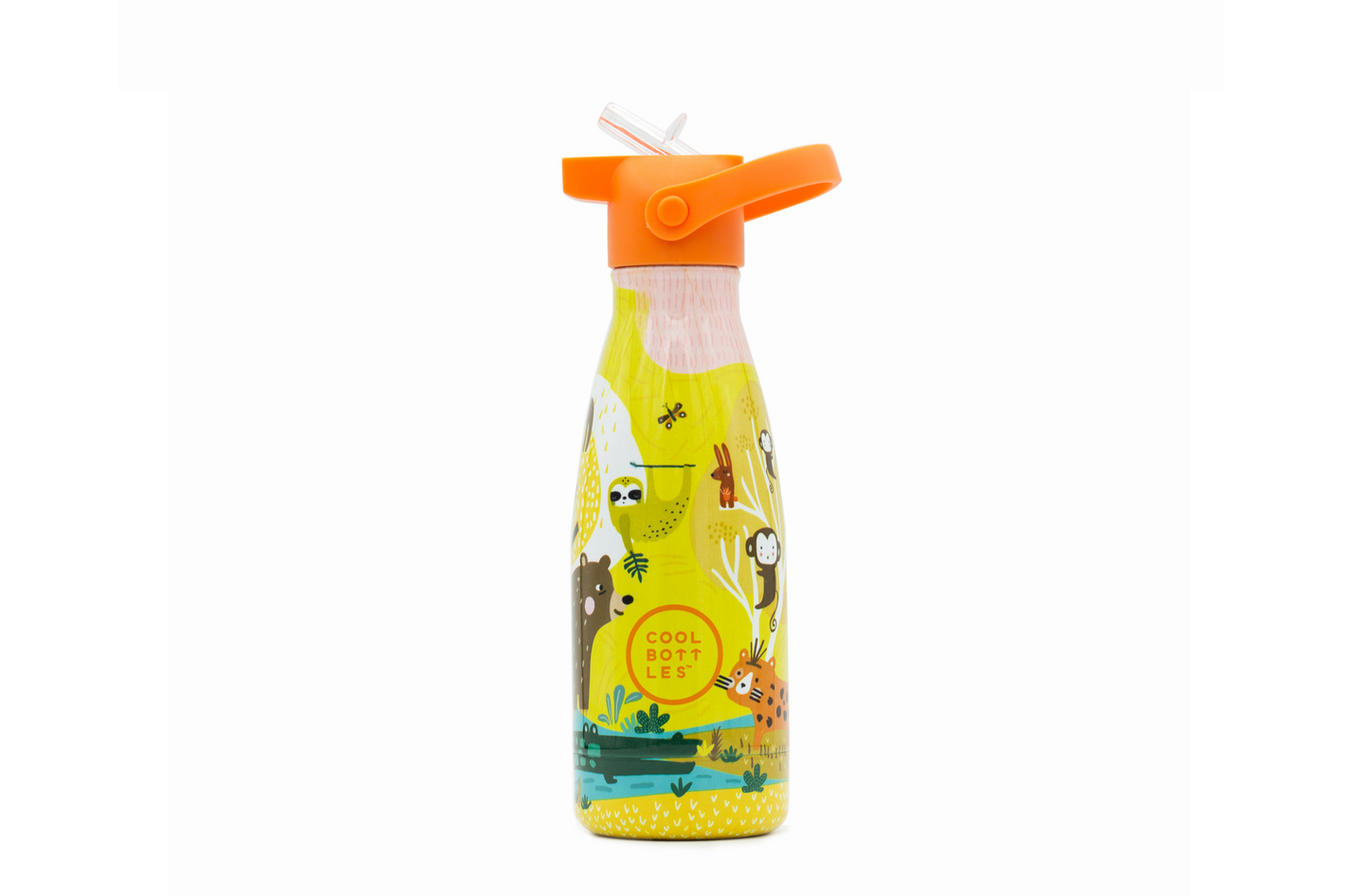 Botella acero inoxidable Kids 260 ml. Jungle Park- Coolbottles