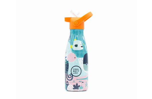 Botella acero inoxidable Kids 260 ml. Sea World- Coolbottles
