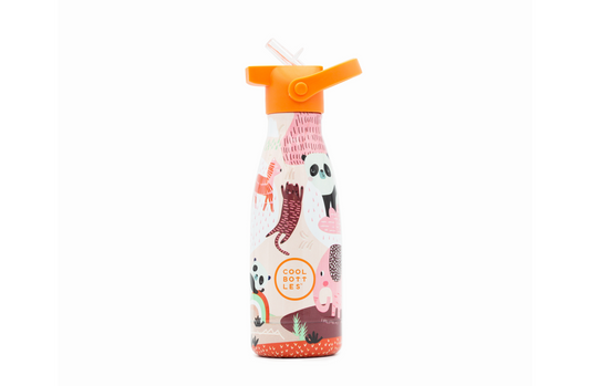 Botella acero inoxidable Kids 260 ml. Panda Gang- Coolbottles