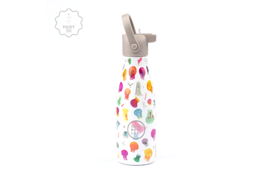 Botella acero inoxidable Kids 260 ml. Crazy Skulls- Coolbottles