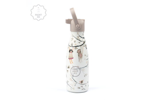 Botella acero inoxidable Kids 260 ml. Hanging Friends- Coolbottles